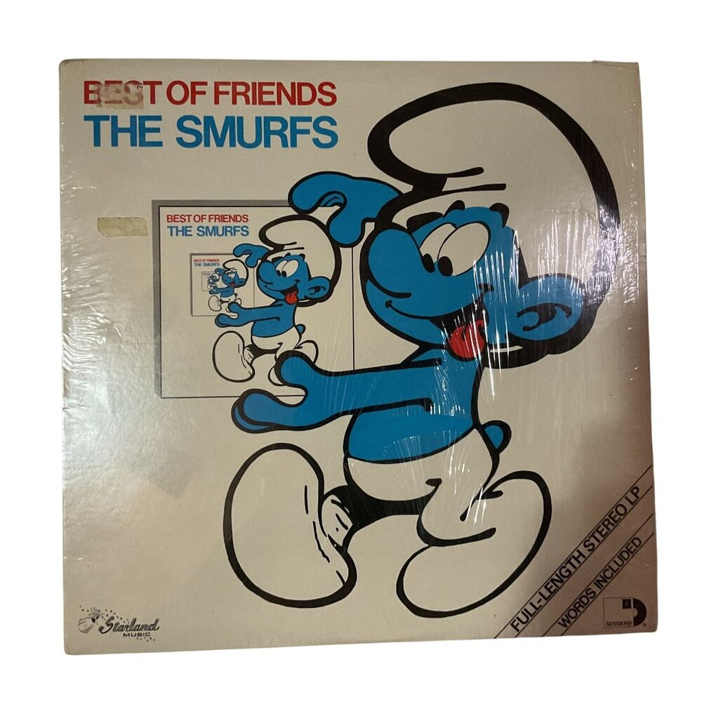 Best Of Friends The Smurfs Vinyl LP Album 1982 Full Length Stereo 1982